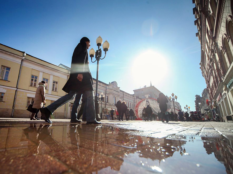 Синоптики обещают Москве потепление